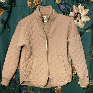 Quilted bomber jacket